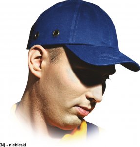 R.E.I.S. BUMPCAP - czapka ochronna twarda - czerwony. 1
