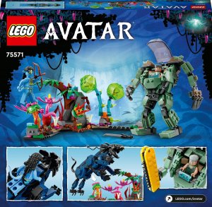 LEGO Avatar Neytiri i Thanator kontra Quaritch w kombinezonie PZM (75571) 3