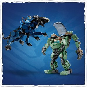 LEGO Avatar Neytiri i Thanator kontra Quaritch w kombinezonie PZM (75571) 6