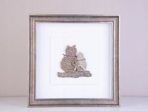 Obraz podświetlany - Kot i kotek 2