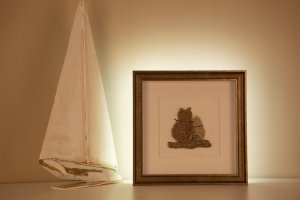 Obraz podświetlany - Kot i kotek 3