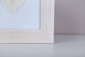 Obraz - Lupanowe liście: zieleń-beż-ecru 3