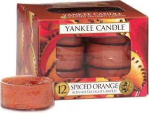Yankee Candle Classic Tea Lights podgrzewacze Spiced Orange 12szt 1