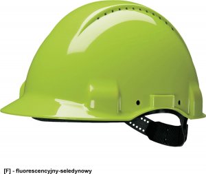 3M 3M-KAS-SOLARIS - HEŁM OCHRONNY ABS (PELTOR) G3000 - fluorescencyjny-seledynowy. 1