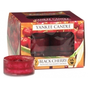 Yankee Candle Classic Tea Lights podgrzewacze Black Cherry 12szt 1