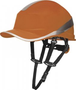 Delta Plus BASEBALL DIAMOND V UP - hełm ochronny z ABS, regulacja ROTOR pasek podbródkowy - PROMOCJA NA TRZY KOLORY !!! - pomarańczowy. 4