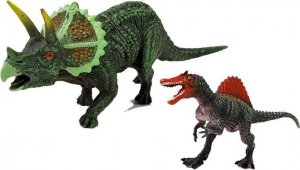 Figurka LeanToys Dinozaury 2szt Spinosaurus, Triceratops 2
