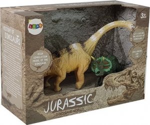 Figurka LeanToys Dinozaury 2szt Brachiosaurus, Triceratops 3