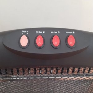 Grzejnik Nergis NSB-120B promiennikowy 1200 W 2