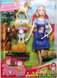 Swede Lalka farmerka ze zwierzętami 1