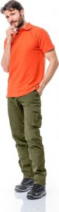 INDUSTRIAL STARTER ISSA RAPTOR 8028B - spodnie do pasa, styl militarny, 100% bawełny - zielony S 1