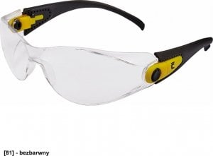 CERVA FINNEY - okulary poliwęglanowe, regulowany kąt nachylenia i długość ramion - bezbarwny szkieł. 1