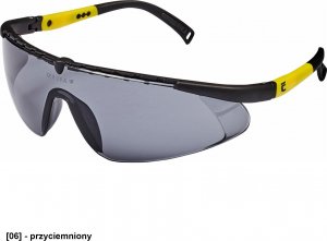 CERVA VERNON - okulary poliwęglanowe, regulowany kąt nachylenia i długość ramion - przyciemniony szkieł. 1