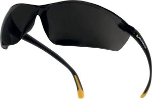 Delta Plus MEIA SMOKE - Jednoczęściowe okulary zintegrowany nosek i zauszniki z poliwęglanu, antypoślizgowe zauszników z PVC. 1
