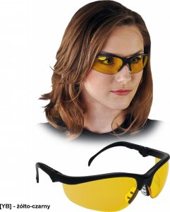 R.E.I.S. MCR-KLONDIKEP-F - okulary - Żółto-czarny. 1