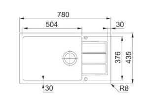 Zlewozmywak Franke Sirius SUD 611-78 XL Tectonite onyx (114.0496.100) 2