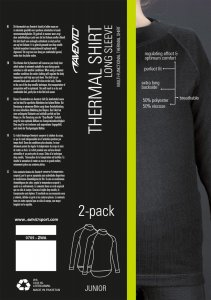 Avento Koszulka termoaktywna dziecięca longsleeve AVENTO 2pak 152 6
