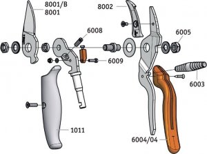 Sekator Lowe Sekator Lowe 8.109 sekator ręczny do gałęzi z obrotową rączką 3