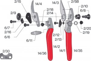 Sekator Felco 14 nożycowy 5