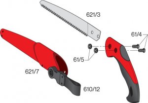 Felco Piła prosta FELCO 621 24cm z kaburą 2