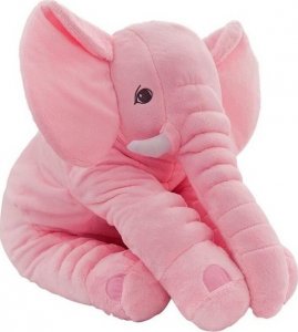 Słonik Słoń Pluszowy Poduszka 60Cm 3 Kolory Różowy 5