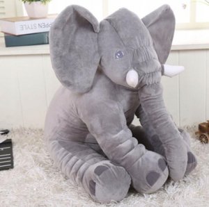 Słonik Słoń Pluszowy Poduszka 60Cm 3 Kolory Różowy 6