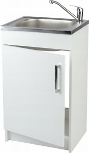 Stamar Szafka kuchenna biała 50 zlew bateria syfon 2