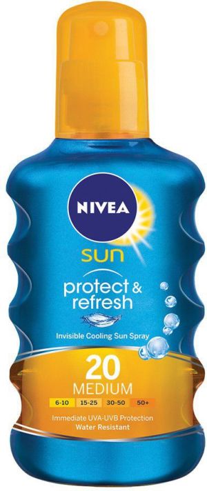 Nivea Protect & Refresh Cooling Sun Spray SPF20 200ml 1