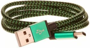 Kabel USB Cellfish USB A -> USB C (M/M) Zielony 1m (PLUSBCKABELGREEN) 1