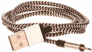 Kabel USB Cellfish USB A -> Lightning (M/M) Srebrny 1m (IPPLUSKABELSILVER) 1