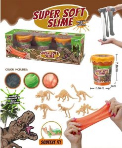 Trifox Magiczna slime z figurką dinozaura 1