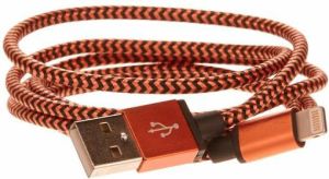 Kabel USB Cellfish USB-A - Lightning 1 m Pomarańczowy (IPPLUSKABELORANGE) 1