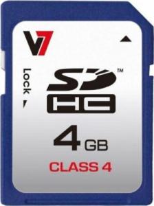 Karta V7 SDHC 4 GB Class 4  (VASDH4GCL4R-2E) 1