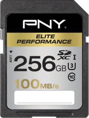 Karta PNY Elite Performance SDXC 256 GB Class 10 UHS-I/U3  (SD256ELIPER-EF) 4