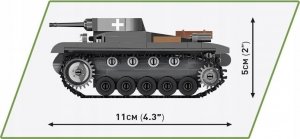 Cobi HC WWII Czołg Panzer II Ausf. A 250 el. 4