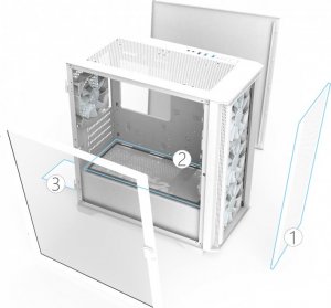 Obudowa Montech Air 100 ARGB biała 4