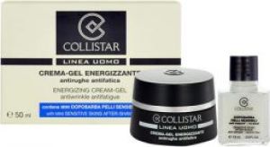 Collistar Zestaw dla mężczyzn Uomo Energizing Cream-Gel energizujący krem-żel dla mężczyzn 50ml + Mini After-Shave emulsja po goleniu 15ml 1