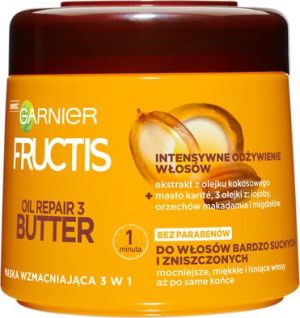 Garnier Fructis Oil Repair 3 Butter maska do włosów suchych i zniszczonych 300ml 1