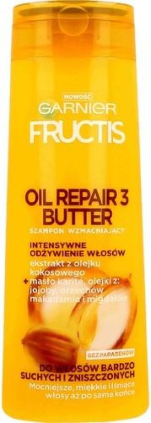 Garnier New Fructis Oil Repair 3 Butter szampon do włosów suchych i zniszczonych 400ml 1