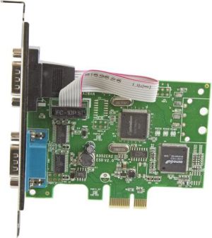 Kontroler StarTech PCIe x1 - 2x Port szeregowy RS-232 DB9 (PEX2S1050) 1