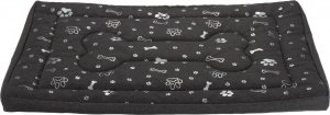 EcoHomeGarden Legowisko materac dla psa ciemny szary srebrne kości i łapki M 70x50 wigofil 5