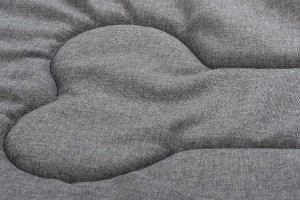 EcoHomeGarden Legowisko materac dla psa ciemny szary gładki kość M 70x50 wigofil 7