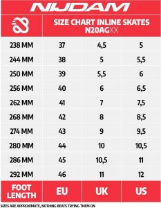 Rolki Nijdam Rolki dla dorosłych Geo Glitz NIJDAM 42 9