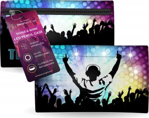 Piórnik Piórnik szkolny Time To Party lampki LED 120x200x10mm uni 2