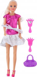 Eddy Toys Lalka dla dzieci + akcesoria ubranka EDDY TOYS 4szt uni 2