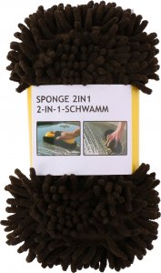 Dunlop Gąbka do mycia auta samochodu z mikrofibrą 2w1 2