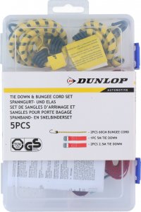 Dunlop Zestaw pasy transportowe gumy do bagażu walizki z napinaczem DUNLOP 5w1 uni 2