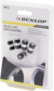 Dętka Dunlop Nakrętki na wentyle SV/AV 16,8x10,9mm DUNLOP x5 uni 1