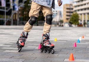 Rolki Nijdam Łyżworolki regulowane Red Raider NIJDAM 2w1 37-40 8