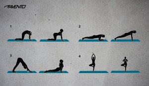 Avento Mata do ćwiczeń jogi antypoślizgowa gruba NBR AVENTO uni 6